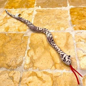 Sand snake stuffed bean bag